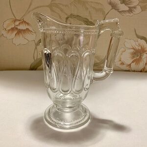 Antique Bryce Ribbon Candy 7” Milk Pitcher - 1880 thru early 1920’s Hard to Find